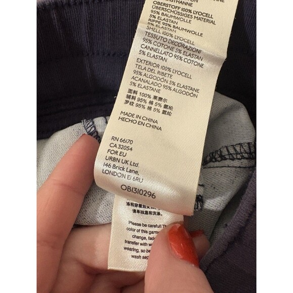 Anthropologie Size S The Nomad Jogger Pants Blue Floral - Picture 9 of 9